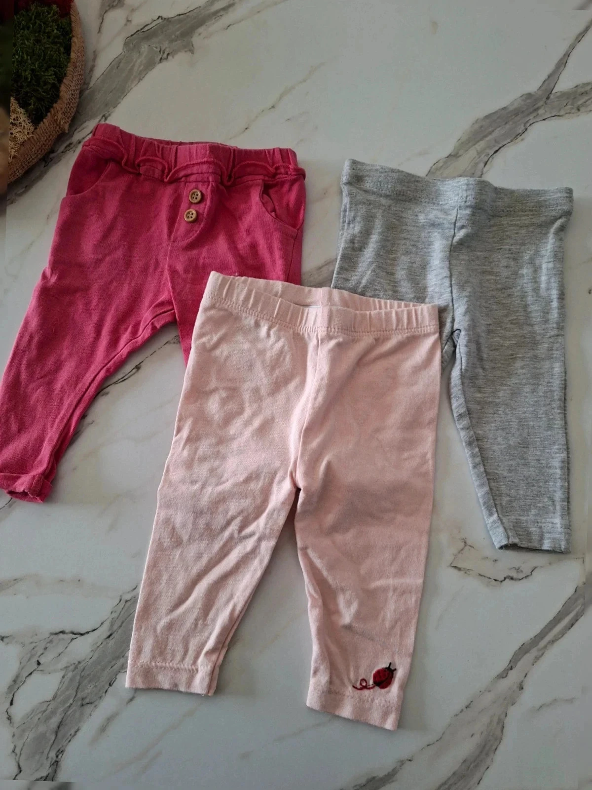 Lot de leggings taille 3 mois 62cm – photo 2